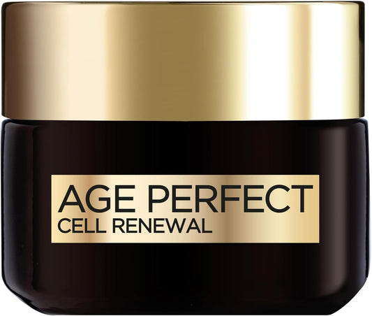 L'Oreal Paris Cell Renew Day Cream, Age Perfect Anti-Oxidant Recovery Complex Day Cream For Anti- Wrinkle, Firmness And Vitality, 50ml